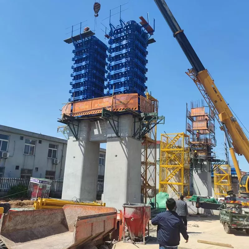 Encofrado de acero para ingeniería municipal