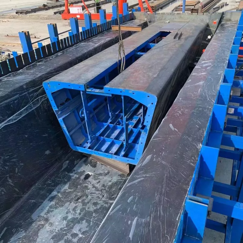 Encofrado de acero con vigas en T